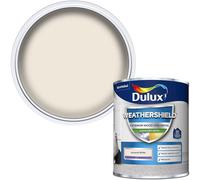 Dulux Weathershield Quick Dry Satin Paint - Almond White - 750ML, 5362494