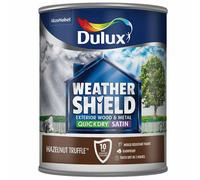 Dulux Weathershield Exterior Paint Satin 2.5L Hazelnut Truffle