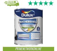 Dulux Paint Mixing Weathershield Quick Dry Exterior Satin Midnight Garden, 1L