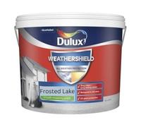 Dulux Weathershield Frosted lake Smooth Matt Masonry paint - All Weather Protection - 10L