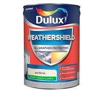 Dulux weathershield Masonry Paint Gardenia 5 Litre exteriror Wood