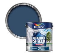 Dulux Weathershield Oxford Blue Gloss Multi-Surface Exterior Metal & Wood Paint, 2.5L