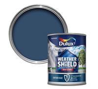 Dulux Weathershield Oxford Blue Gloss Multi-Surface Exterior Metal & Wood Paint, 750Ml