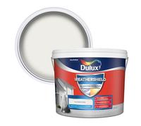 Dulux Weathershield Pure Brilliant White Textured Matt Masonry Paint, 10L