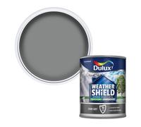 Dulux Weathershield Quick Dry Matt Paint 750ml - Dark Grey