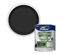 Dulux Weathershield Black Satin Multi-surface paint 750ml