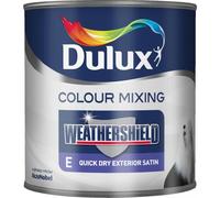 Dulux Paint Mixing Weathershield Quick Dry Exterior Satin Midnight Garden, 1L
