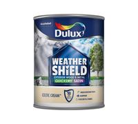 Dulux - Weathershield Quick Dry Satin 750ml - Celtic Cream