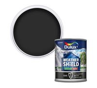 Dulux Weathershield Quick Dry Satin Gloss Black - 750ml