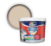Dulux Weathershield Sandstone Smooth Matt Masonry Paint, 10L