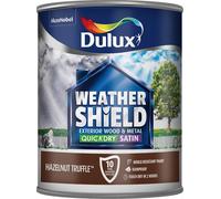 Dulux Weathershield Exterior Paint Satin 2.5L Hazelnut Truffle