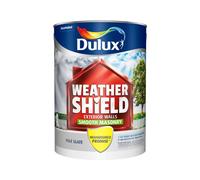 Dulux Weathershield All Weather Protection Smooth Masonry Paint Pale Slate, 5L