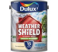 Dulux - Weathershield Smooth Masonry Paint 5L - Cornish Cream