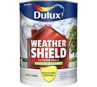 Dulux Weathershield Smooth Masonry Paint - Ashen White - 5L