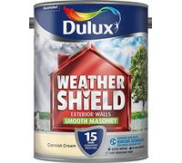 Dulux Weathershield Smooth Masonry Paint - Cornish Cream - 5L