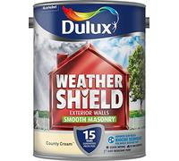 Dulux Weather Shield Smooth Masonry Paint, 5 L - County Cream