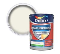 Dulux Weathershield Smooth Masonry Paint - Jasmine White - 5L