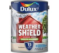 Dulux Weather Shield Smooth Masonry Paint, 5 L - Sandstone