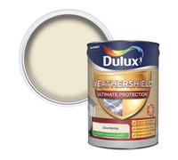 Dulux Weathershield Ultimate Gardenia Smooth Matt Masonry Paint, 5L