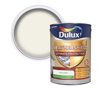 Dulux Weathershield Ultimate Jasmine White Smooth Matt Masonry Paint, 5L