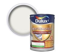 Dulux Weathershield Ultimate Pure Brilliant White Smooth Matt Masonry Paint, 5L