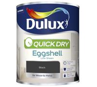 Dulux Wood & Metal Interior Eggshell Non-Drip Low Sheen Paint 750ml - Black
