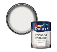 Dulux Wood Primer & Undercoat Paint - White - 750ml