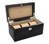 Dulwich Designs Black Windsor 3pc Watch Box