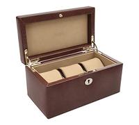 Dulwich Designs Chestnut Brown Windsor 3pc Watch Box
