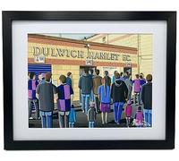 Dulwich H, Champion Hill Football Stadium. Framed, Professionally Printed Hamlet Memorabilia Giclee Art Print.