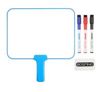 DumanAsen Double Sided Dry Erase Answer Paddle, 8.2''X 11'' Dry Erase Board, Handheld Whiteboard, Signs Auction Paddles for Home School and Office - 21cm x 28cm
