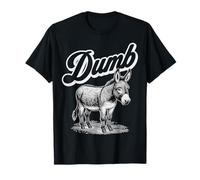 Dumb Ass Donkey Funny Sarcastic Mens Womens Matching T-Shirt