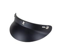 (Dumb black) 3-Snap Helmet Peak Lens Sun Shade Shield Wear Resistant for 3/4 Motorcycle
