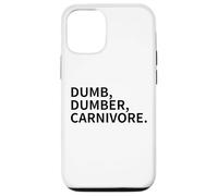 dumb, dumber, carnivore. vegans team vegan LOVE animals Case for iPhone 12/12 Pro