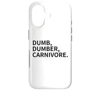 dumb, dumber, carnivore. vegans team vegan LOVE animals Case for iPhone 17