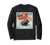 Dumb Puck Funny Hockey Long Sleeve T-Shirt