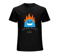 Dumb Ways to Die Men Black T-Shirt Print Unisex Cotton Tee Shirt M