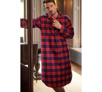 'Dumbarton' Tartan Brushed Cotton Nightshirt British Boxers Multi XL