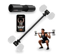 Dumbbell Bar Hyperbell Converter - Dumbbell to Barbell Converter Bar - Adjustable Bar Attachment for Adjustable Dumbbells - Home Gym Strength Training Equipment, 200LB Capacity