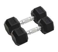 Dumbbell Cast Iron Hex Dumbbell Free Weight Plate Fitness Multi Models vidaXL