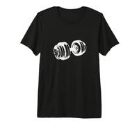 Dumbbell Design Fitness Biceps Workout Premium T-Shirt