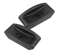 Dumbbell Rack Attachment 2pcs Rubber Base for Home Gym Accessories | Stable Support, Shock Absorber Design, Black Rubber Build, Versatile Application for Settings