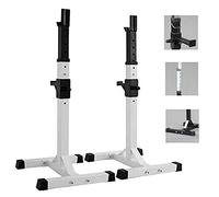Dumbbell Rack Home Workout Gym Squat Racks/Barbell Rack, Adjust Squat Stands Bench Press Rack Strength Training Squat Ra