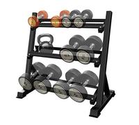 Dumbbell Rack Stand 3Tier Weight Rack Adjustable Dumbbell Bench-1100 LBS Load-Bearing Heavy Duty Steel Dumbbell Tree for Home Gym,Stand Only