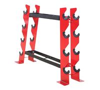 Dumbbell Rack Stand 650LBS Capacity Weight Rack 2tiers Steel Barbell Rack Kettlebell Storage for Dumbbells Holders for Home Gym Storage