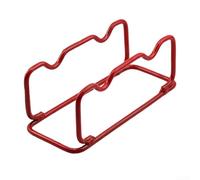 Dumbbell Rack Stand Built from Steel to Support Dumbbell Sets and Serve as a Barbell Holder in Limited Spaces (Big Red)