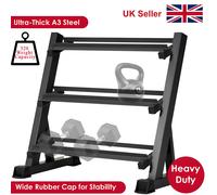 Dumbbell Rack Storage Stand Hex Weight Heavy Duty 3 Tier