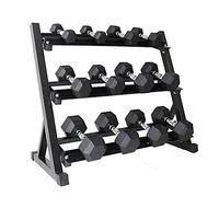 Dumbbell Rack Weight Rack, 3-Tier Vertical Dumbbell Rack Dumbbell Storage Rack Multi-Function Locker Suitable for Home Weight Workout Accessories