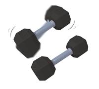 Dumbbell Rattle | 2pcs Lightweight Play Gym Teether | Dumbbell Exercise Weight Workout Toy | Engaging Sensory Rattle Teething Toy for New Parents