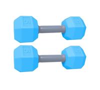 Dumbbell Rattle - 2pcs Training Exercise Toy | Dumbbell Lightweight Engaging Play Sensory Teething Workout Shaker Fitness Barbell Grasping Ring Sound Maker for New Parents